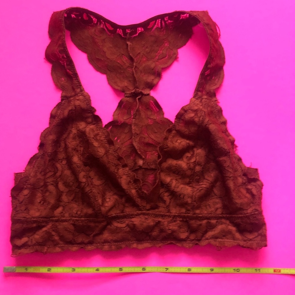Rust Lace Bralette - Picture 3 of 3